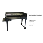 1m  Patio Braai mild steel